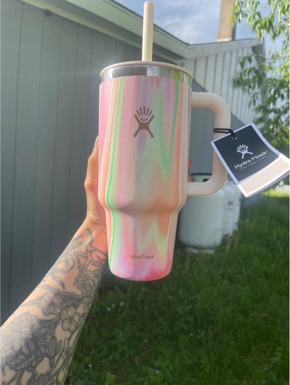 Brand new hydroflask 32oz all around travel tumbler limited edition sugar crush